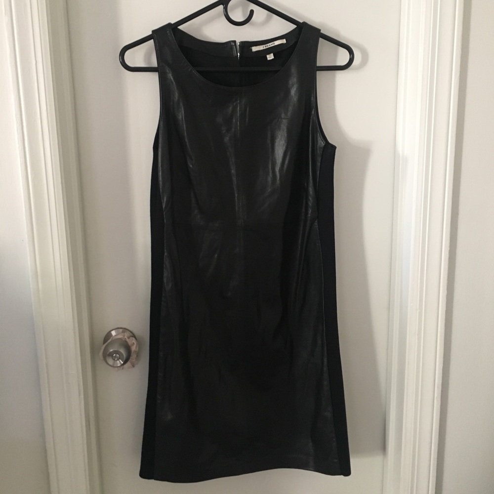 J Brand leather dress